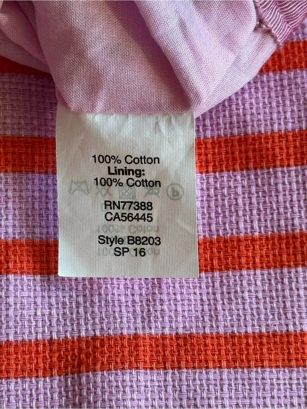 J.Crew Basketweave Pencil Skirt Pink Coral Stripe Cotton Size 2